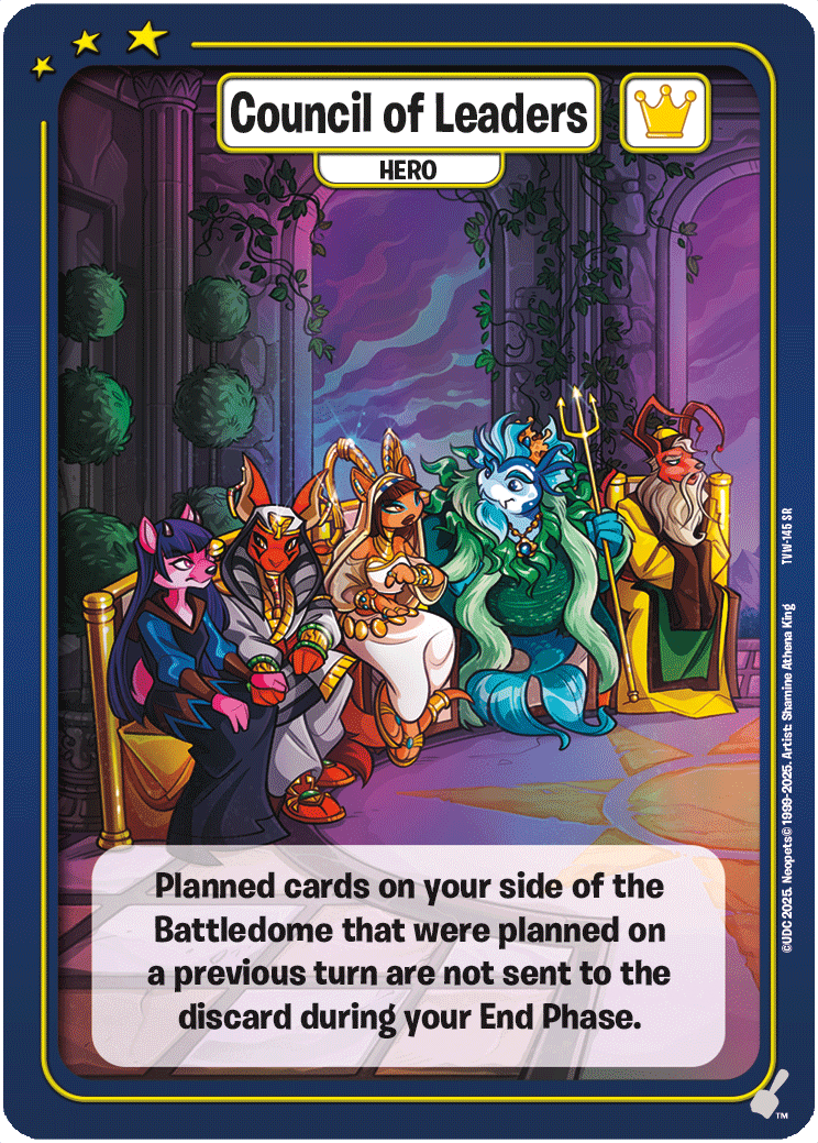 Council of Leaders, TVW-145 SR