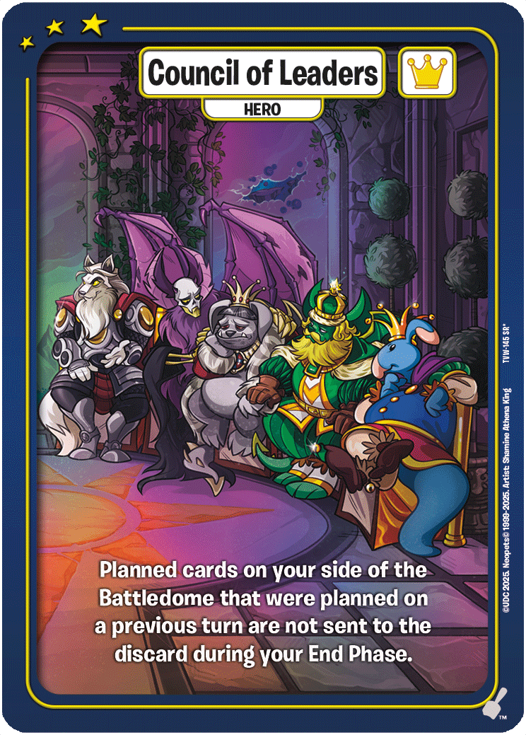 Council of Leaders, TVW-145 SR*