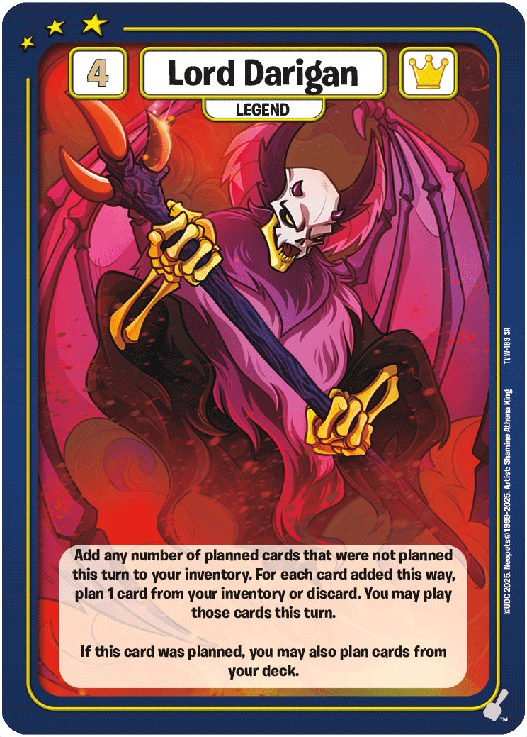 Lord Darigan, TVW-169 SR