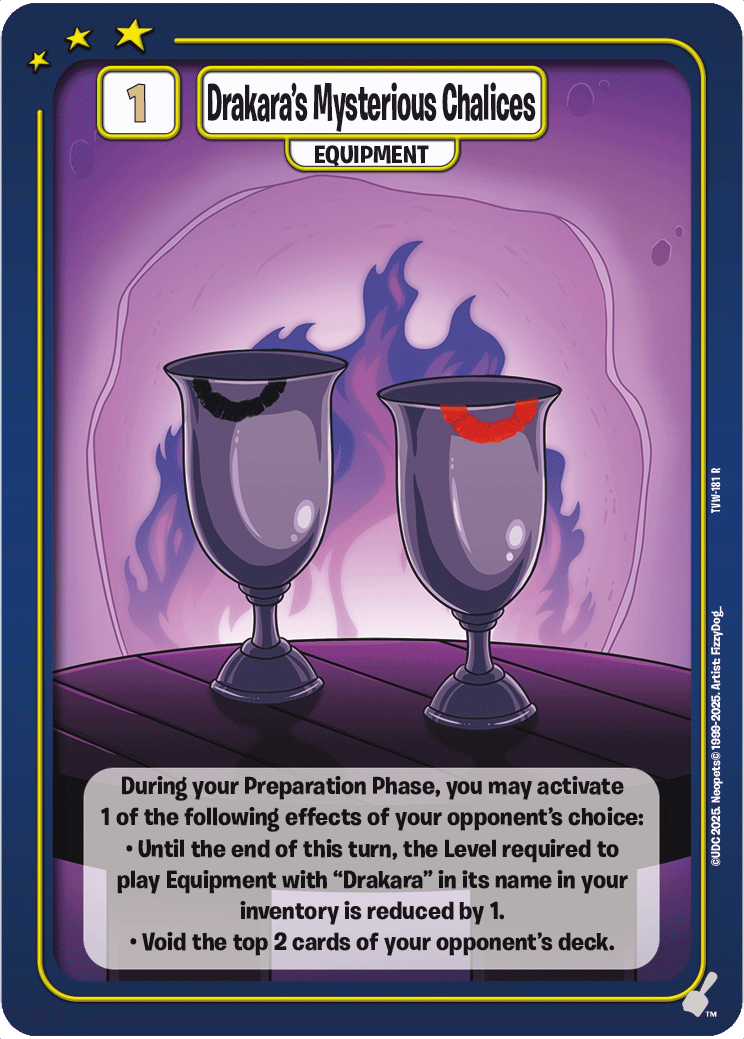 Drakara's Mysterious Chalices, TVW-181 R