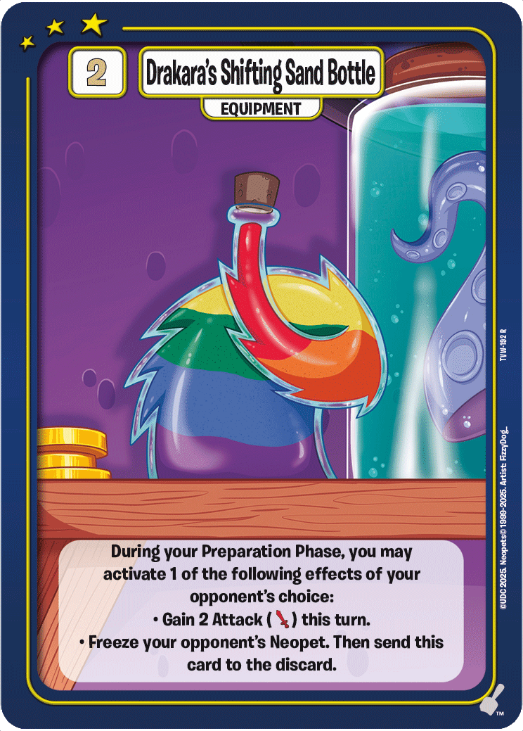 Drakara's Shifting Sand Bottle, TVW-192 R