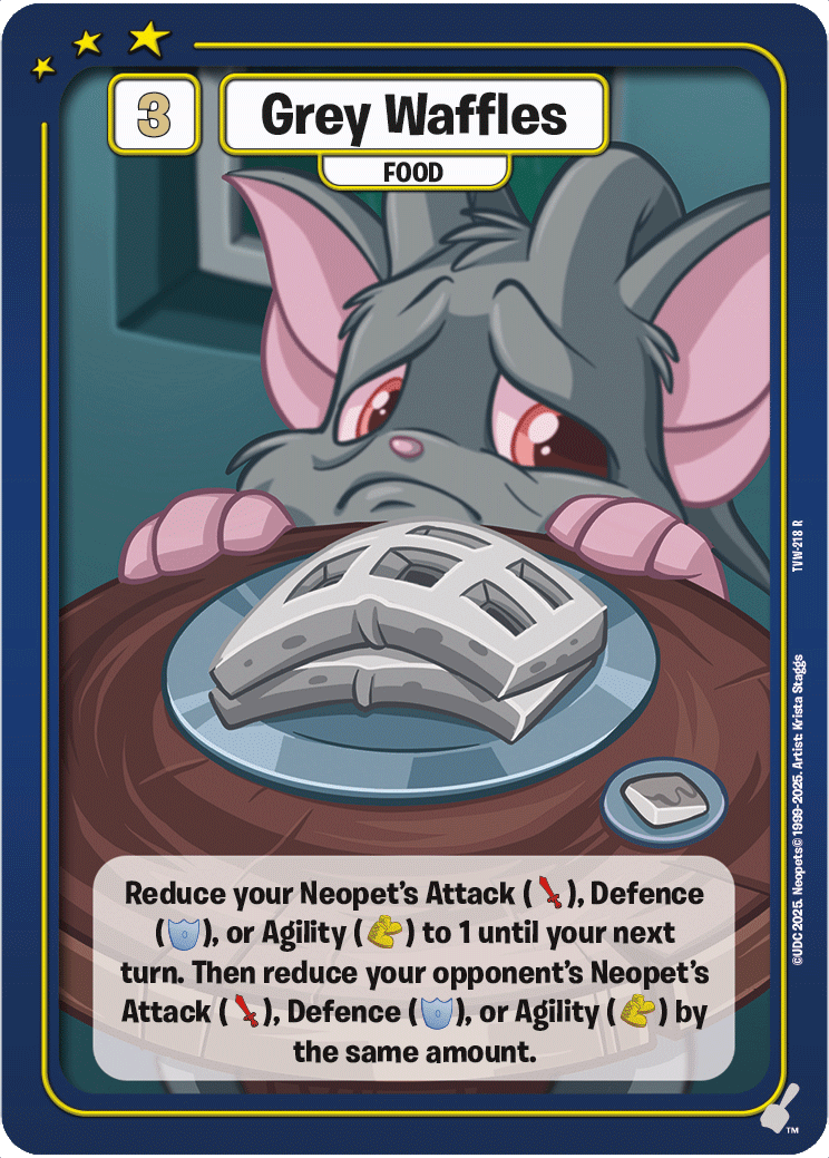 Grey Waffles, TVW-218 R