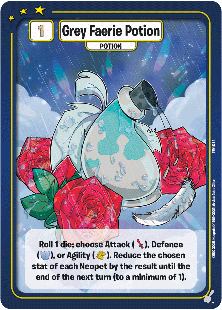 Grey Faerie Potion, TVW-221 R