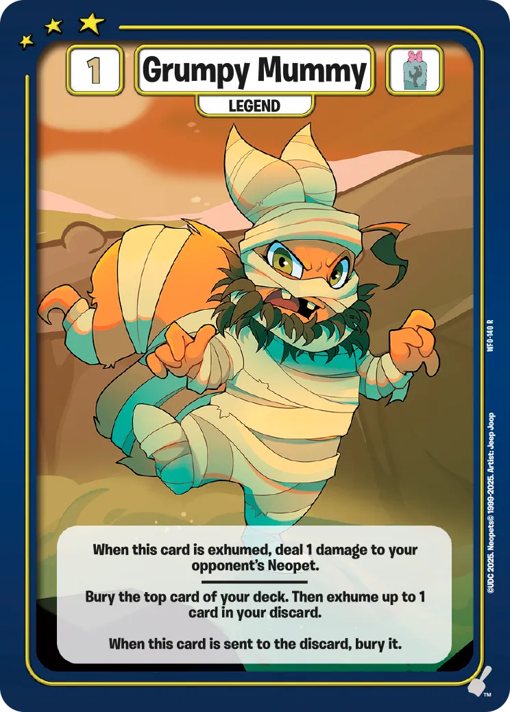 Grumpy Mummy, WFO-140 R