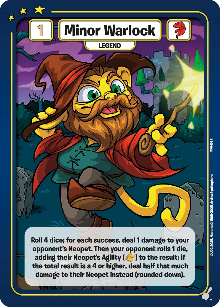 Minor Warlock, WFO-157 R from War for the Obelisk