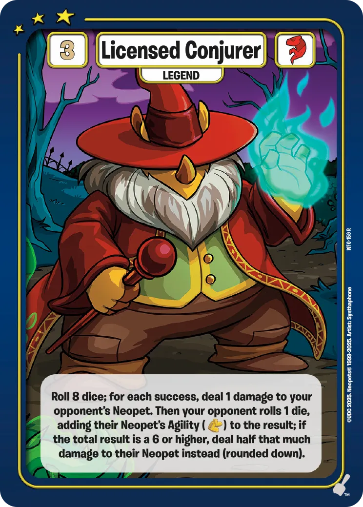 Licensed Conjurer, WFO-159 R