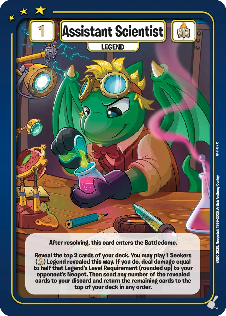 Assistant Scientist, WFO-162 R from War for the Obelisk
