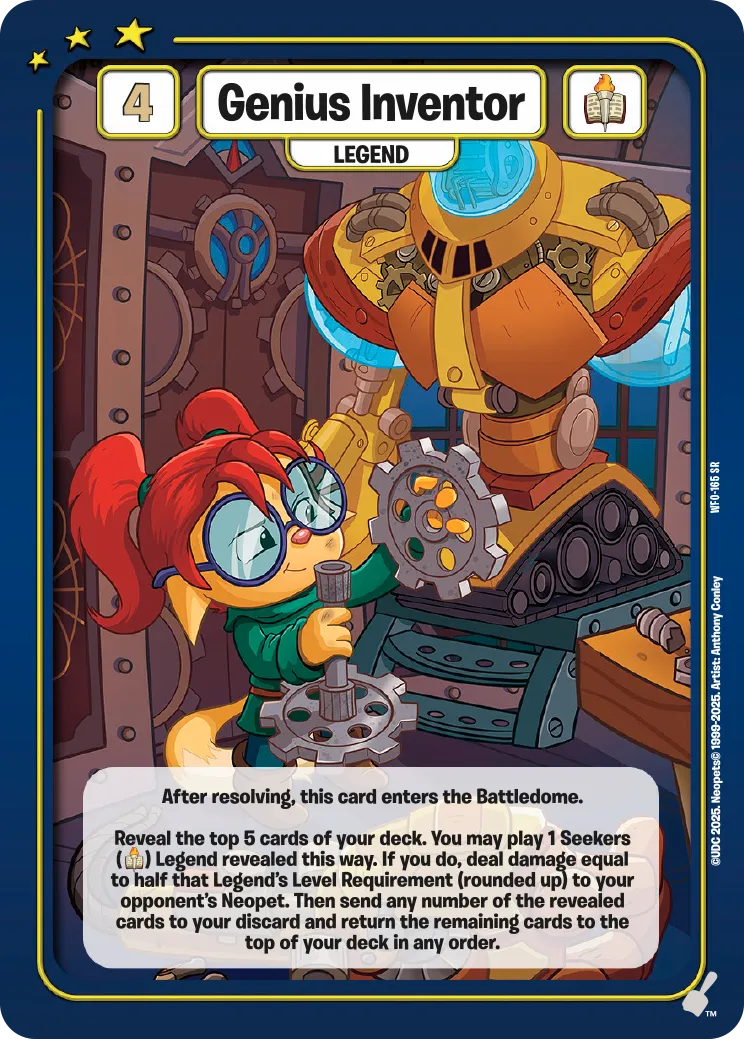 Genius Inventor, WFO-165 SR