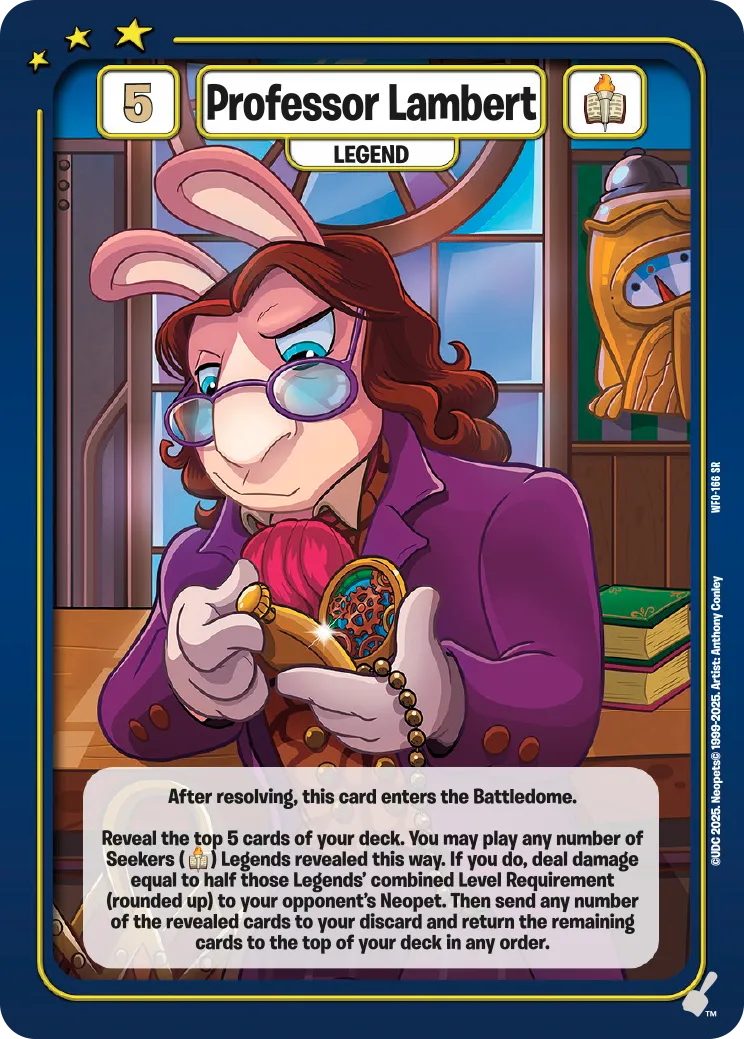 Professor Lambert, WFO-166 SR
