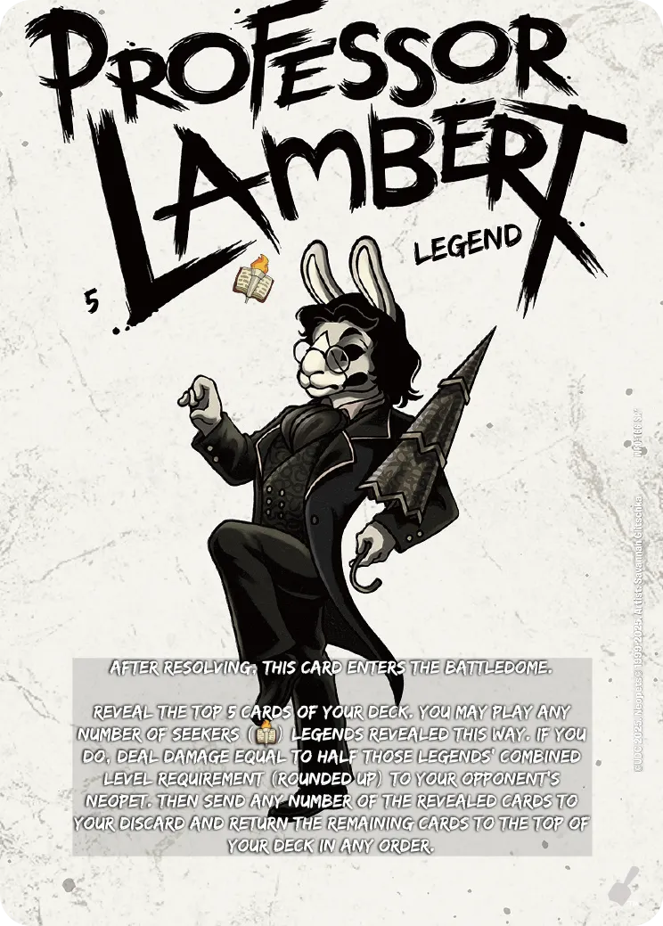 Professor Lambert, WFO-166 SR*