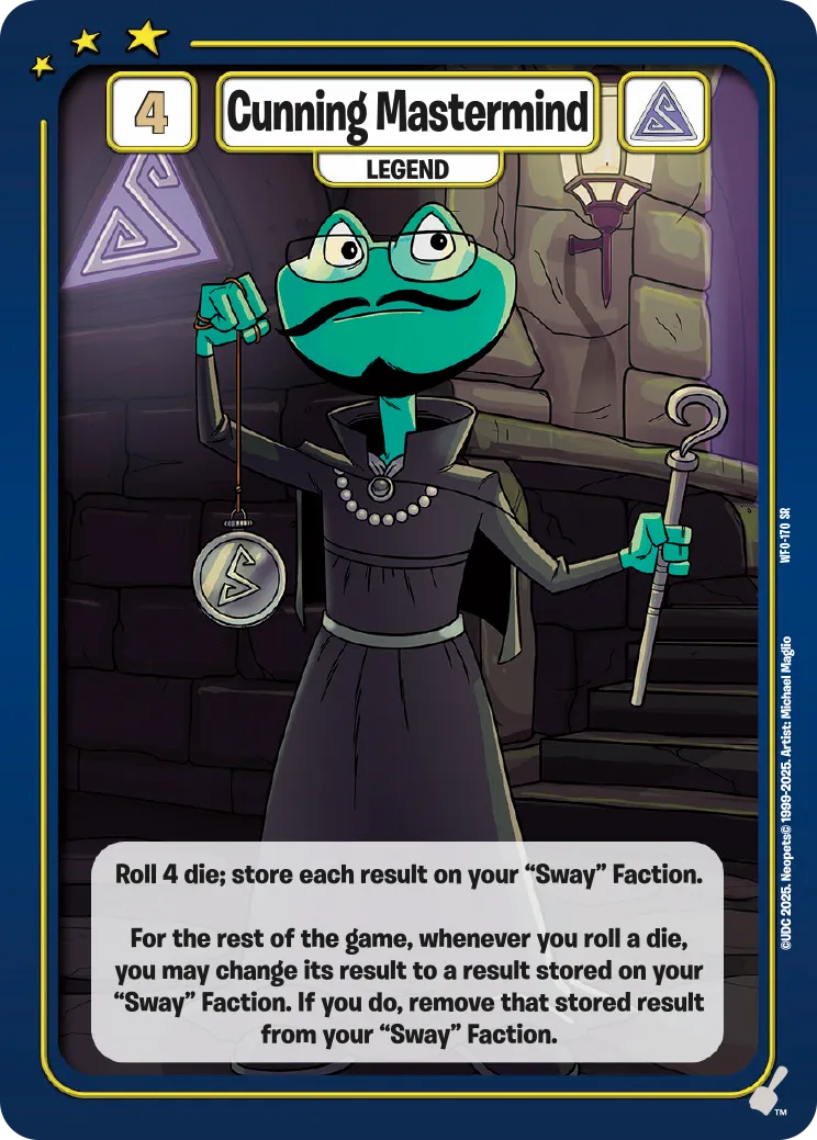 Cunning Mastermind, WFO-170 SR