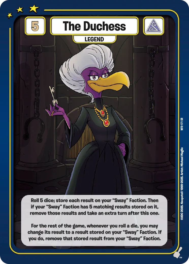 The Duchess, WFO-171 SR
