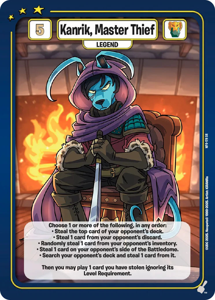 Kanrik, Master Thief, WFO-176 SR
