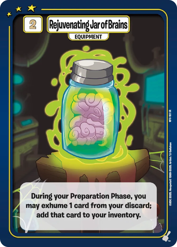 Rejuvenating Jar of Brains, WFO-182 SR from War for the Obelisk