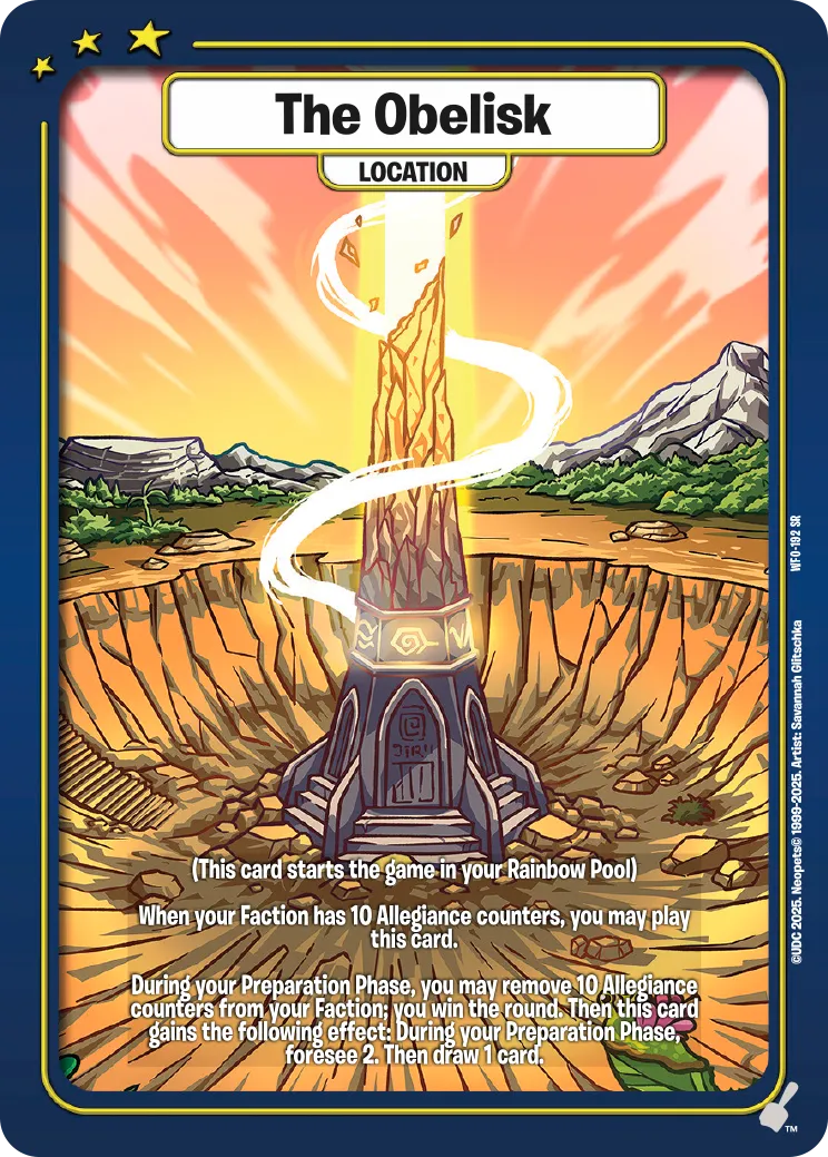 The Obelisk, WFO-192 SR